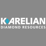 Logo da Karelian Diamond Resources (KDR).
