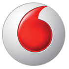 Logo da Vodafone (VOD).