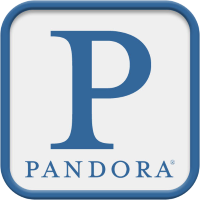 Logo da Pandora (P).