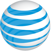 Logo da AT&T (T).