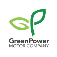 Logo da GreenPower Motor (GP).