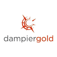 Logo da Dampier Gold (DAU).