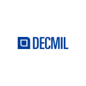 Logo da Decmil (DCG).