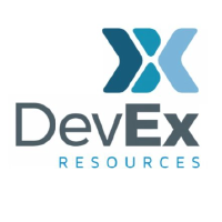 Logo da Devex Resources (DEV).