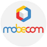 Logo da Mobecom (MBM).