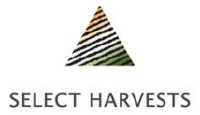 Logo da Select Harvests (SHV).