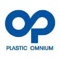 Logo da Compagnie Plastic Omnium (POM).