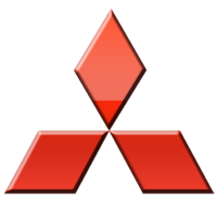 Logo da Mitsubishi Electric (MEL).