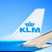 Logo da KLM Royal Dutch Airlines (CE) (KLMR).