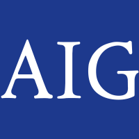 Logo da American (AIG).
