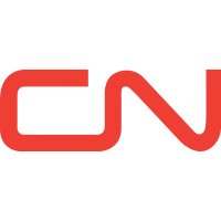 Logo da Canadian National Railway (CNI).
