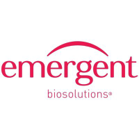 Logo da Emergent Biosolutions (EBS).