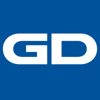 Logo da General Dynamics (GD).