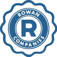 Logo da Rowan (RDC).