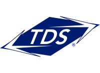Logo da Telephone and Data Systems (TDS).
