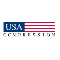 Logo da USA Compression Partners (USAC).
