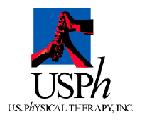 Logo da US Physical Therapy (USPH).