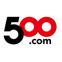 Logo da 500 com (WBAI).