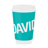 Logo da Davids Tea (DTEA).