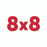 Logo da 8x8 (EGHT).