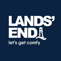 Logo da Lands End (LE).