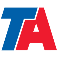 Logo da TravelCenters of America (TA).