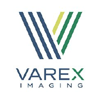 Logo da Varex Imaging (VREX).