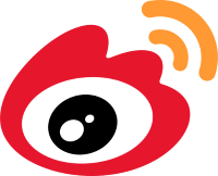 Logo da Weibo (WB).