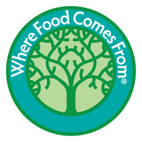 Logo da Where Food Comes From (WFCF).