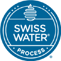 Logo da Swiss Water Decaffeinate... (SWP).